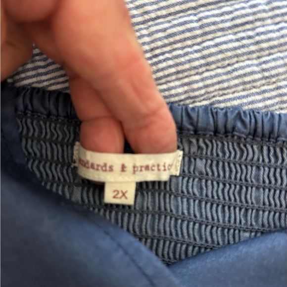 Standards and Practice Wide Leg Jumpsuit. Worn once. - Picture 9 of 9